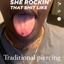 Nose piercing