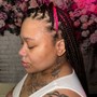 small boho knotless braids