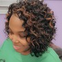 Shampoo, Deep Conditioning and Style, Flat Iron, Women's Trim