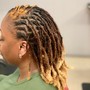 Two strand twist on natural hair