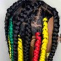 Feed-in braids