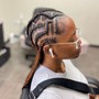 Two feed in braids