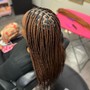 Two feed in braids