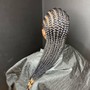 Cornrow Updo Large( Shoulder)