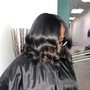 Keratin Tape In Extension Removal & Silk Press