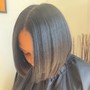 Keratin Tape In Extension Removal & Silk Press