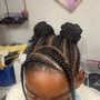 natural braids ( kids)