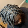 Loc Retwist- Ear/Shoulder length