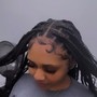 Half sewing- half cornrow