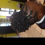 Shampoo and blowout for braids