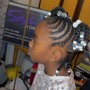 Kid's Shampoo and Braided Style