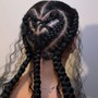 Cornrow style