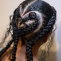 Cornrow style