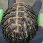 Men juicy two strand twist