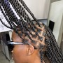 Medium Knotless Braids