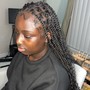 Medium Knotless Braids