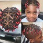 Kids braids with extensions