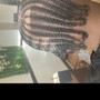 Twist /box braids (natural) 1/2 head