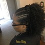 Twist /box braids (natural) 1/2 head