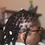 Loc Re-twist Small locs/ Half Head