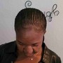 Small Straight Back Braids