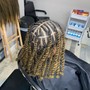 Medium Knotless (mid back) Box Braids