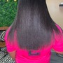 Straighten ( no wash or blow dry)