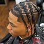 Men Braids plus Haitcut