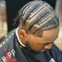 Men Braids plus Haitcut