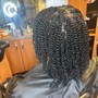 Add weave to cornrows