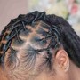 Medium Individual braids(natural hair)