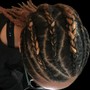 Freestyle French Braids w/ natural hair