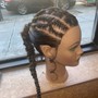 Cornrows (with extensions)