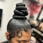 Updo Half up Half Down (glue)