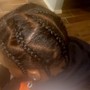 Men’s braids (you coming to me)