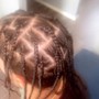 Men’s braids (traveling to you)