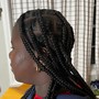 Large Knotless Box Braids