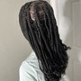 Medium Knotless Box Braids