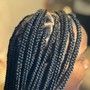 Large Knotless Box Braids