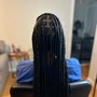 Large Knotless Box Braids