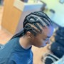 1 Layer Large feed-in w/ small braids