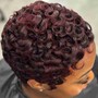 natural hair color and style