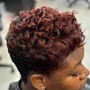 natural hair color and style