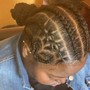 2 feed in braids