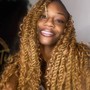 Senegalese  Twist with boho curls