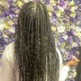 Knotless feed in braids