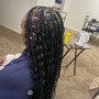 Large Knotless Braids/ Boho