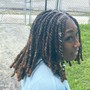 Loc Style with hair added