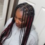 Feed in Braids W/Sew-In