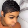 Quick Weave with shaved side